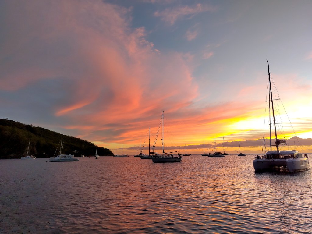 Guadeloupe Deshaies Ankerbucht
