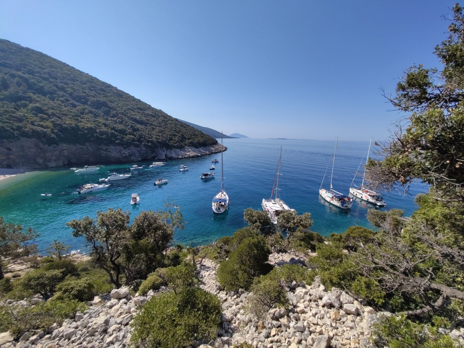 Mittelmeer Ankerplatz Kroatien