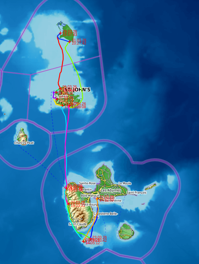 Leeward Islands Guadeloupe Antigua and Barbuda
